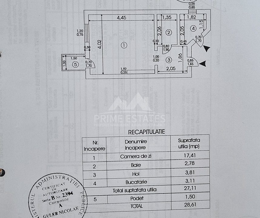 De vanzare apartament in vila, cu teren 605 mp Calea Floreasca