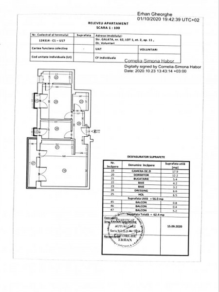 Comision 0,Direct Dezvoltator - 3 camere decomandat Endora Residence 1 - 2020