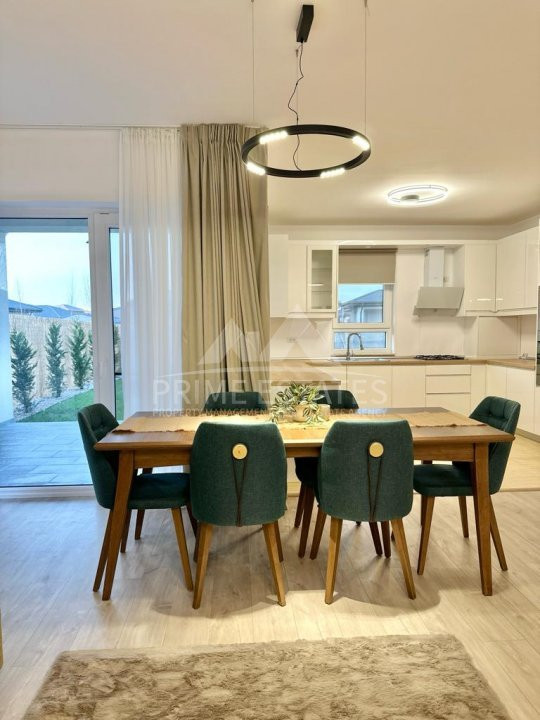 De inchiriat casa 4 camere 490mp teren - cartier privat Corbeanca  