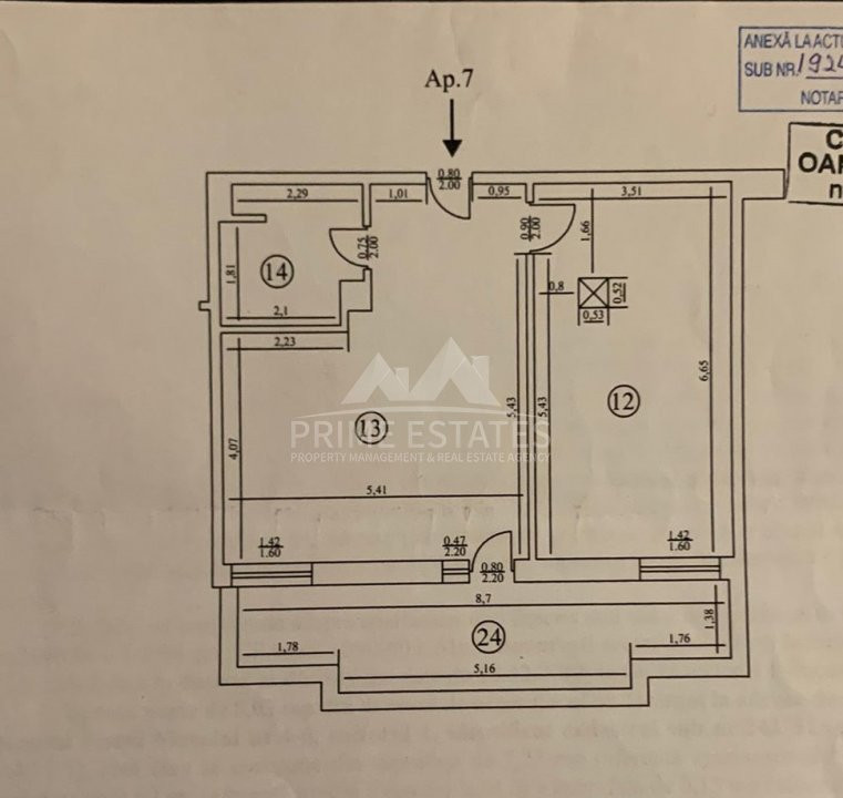 De inchiriat 2 camere terasa 15 mp si boxa, Green Residence Sisesti