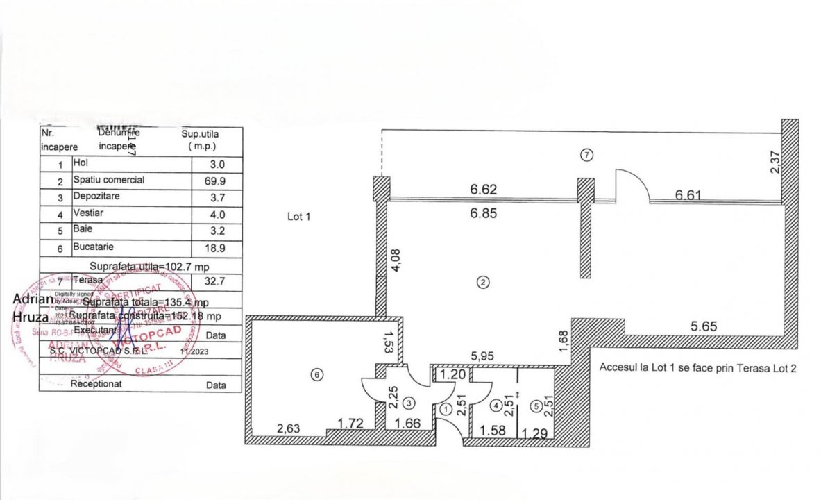 Commercial Space for Sale/Rent Herăstrău