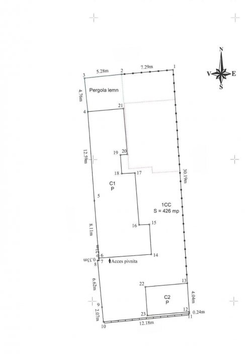 Ocazie pentru dezvoltatori imobiliari! Teren 400 mp zona Aviatiei-Zagazului 