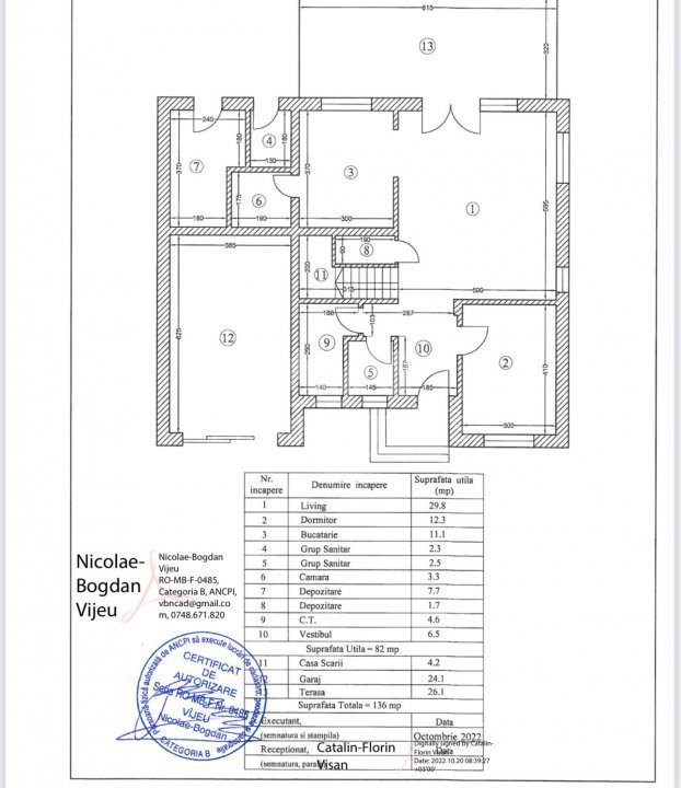 Vila superba de vânzare construcție noua in Ostratu / Corbeanca cu 5 camere 