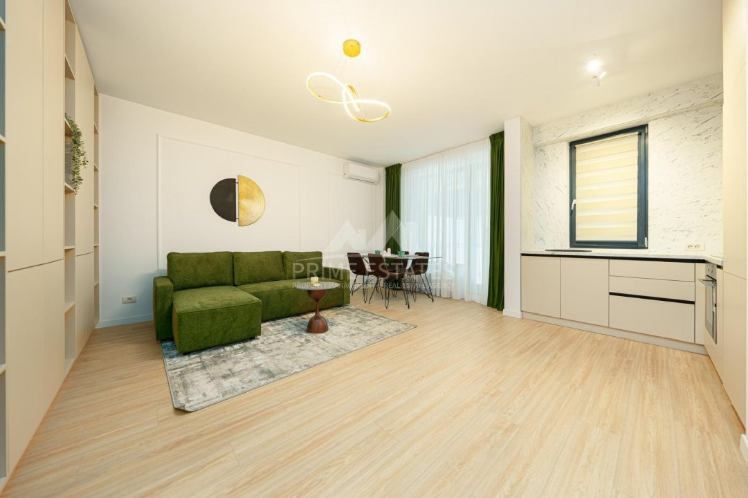 For Rent Modern Studio 58 sqm in the Residence 5 Pipera neighborhood