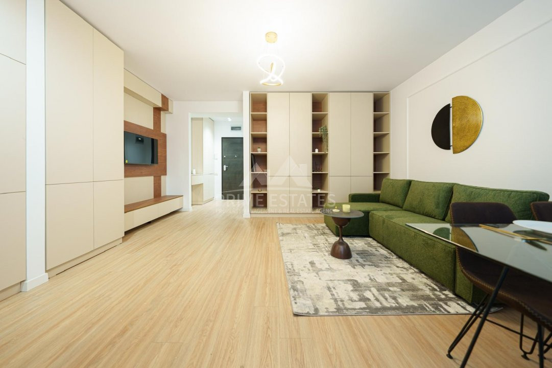 For Rent Modern Studio 58 sqm in the Residence 5 Pipera neighborhood