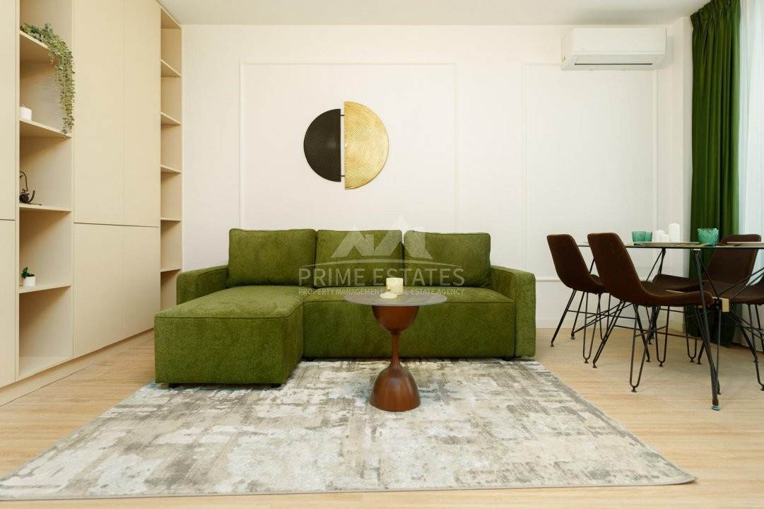 For Rent Modern Studio 58 sqm in the Residence 5 Pipera neighborhood