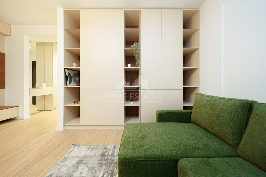 For Rent Modern Studio 58 sqm in the Residence 5 Pipera neighborhood