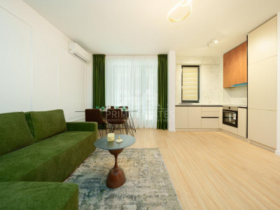 For Rent Modern Studio 58 sqm in the Residence 5 Pipera neighborhood