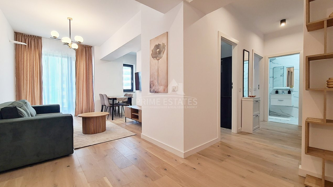 Inchiriere apartament 2 camere cu parcare First Estate Pipera