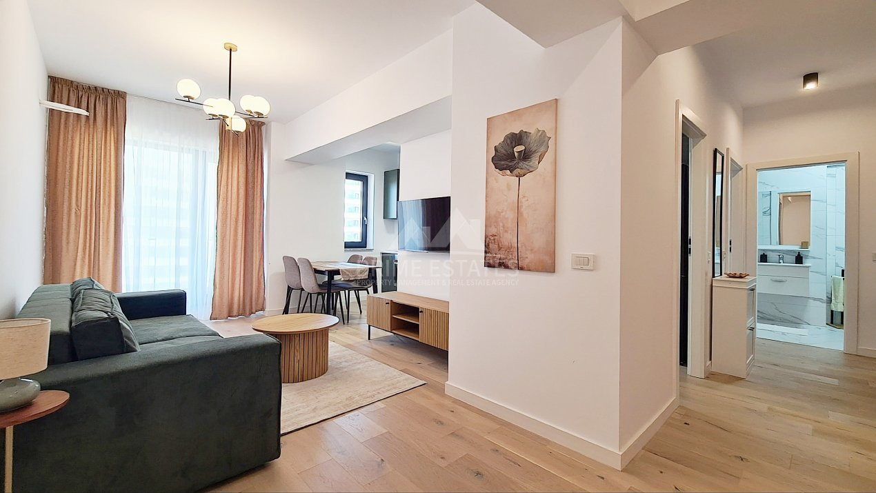 Inchiriere apartament 2 camere cu parcare First Estate Pipera