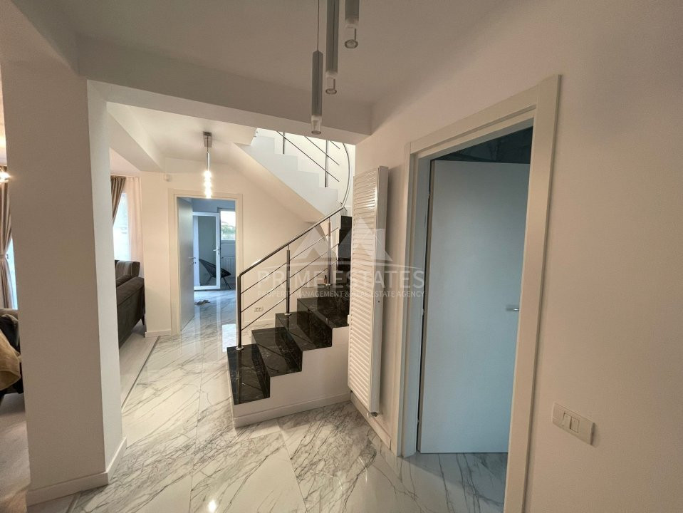 Casa individuala finalizata 2025, finisaje premium si  teren 498 mp Balotesti