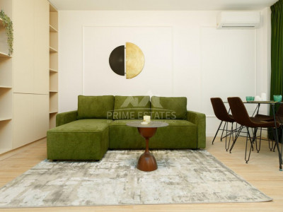 For sale Studio Spatios 58 sqm, underground parking Residence 5 Pipera