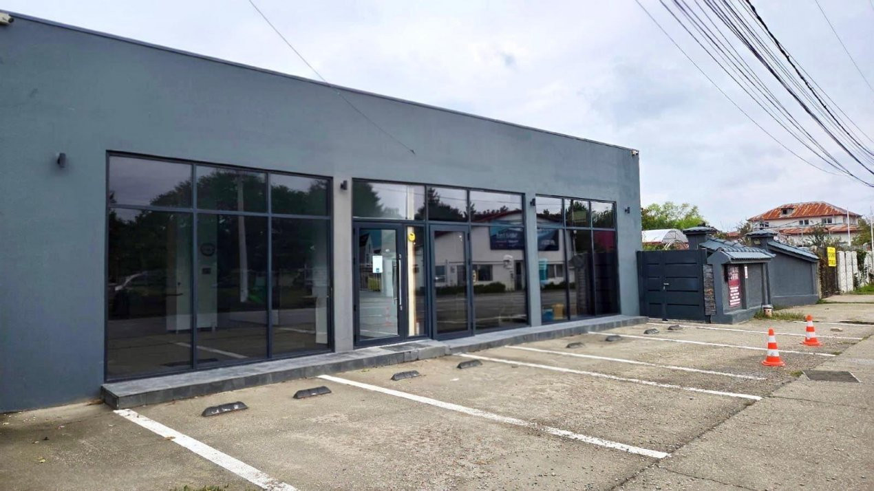 Spațiu comercial de închiriat – 192 mp, Corbeanca, Ilfov – Stradal