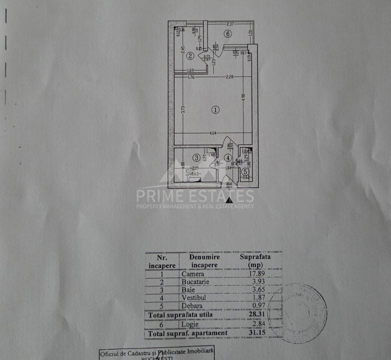 Vanzare garsoniera 31 mp Vitan Auchan