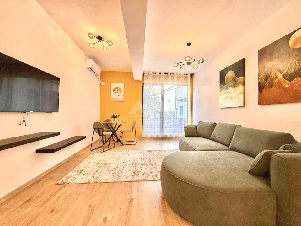 De închiriat 2 camere cu 30 mp de gradina, vedere padure, Greenfield