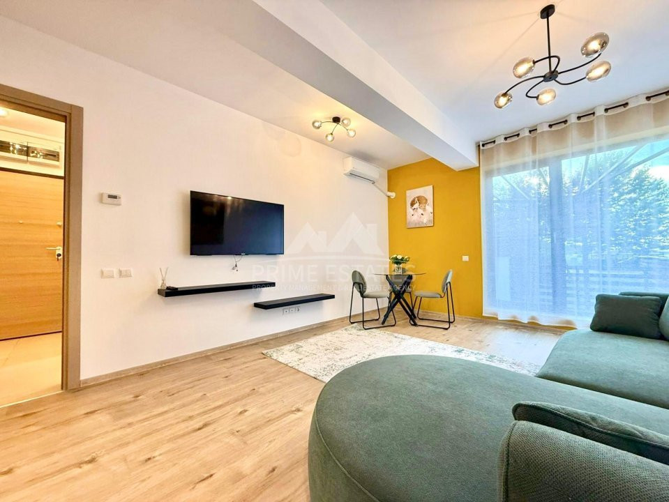 De închiriat 2 camere cu 30 mp de gradina, vedere padure, Greenfield