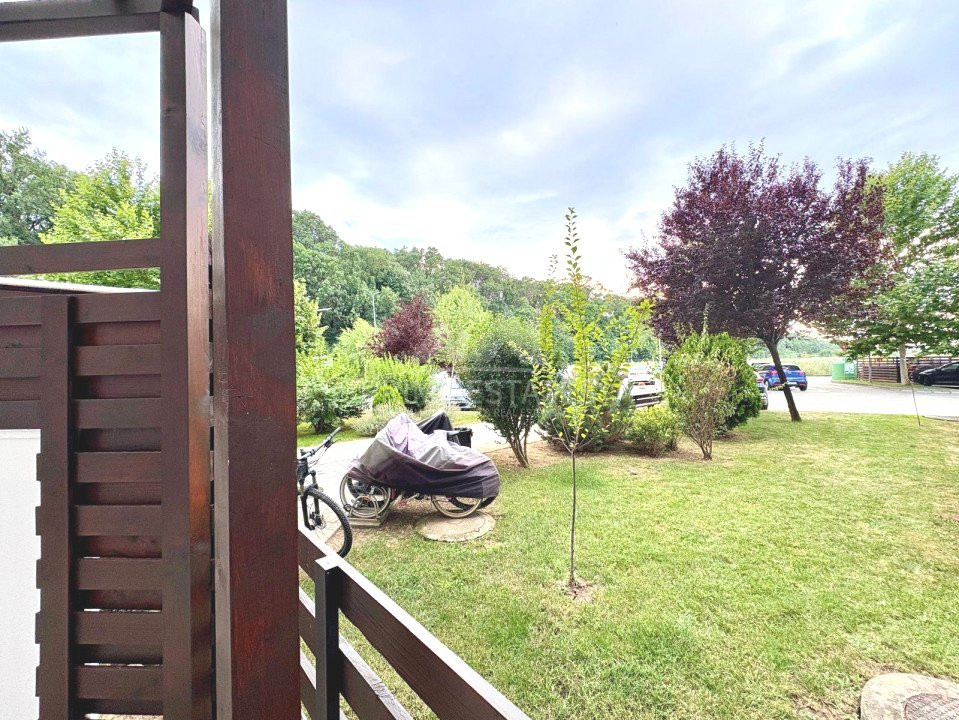 De închiriat 2 camere cu 30 mp de gradina, vedere padure, Greenfield