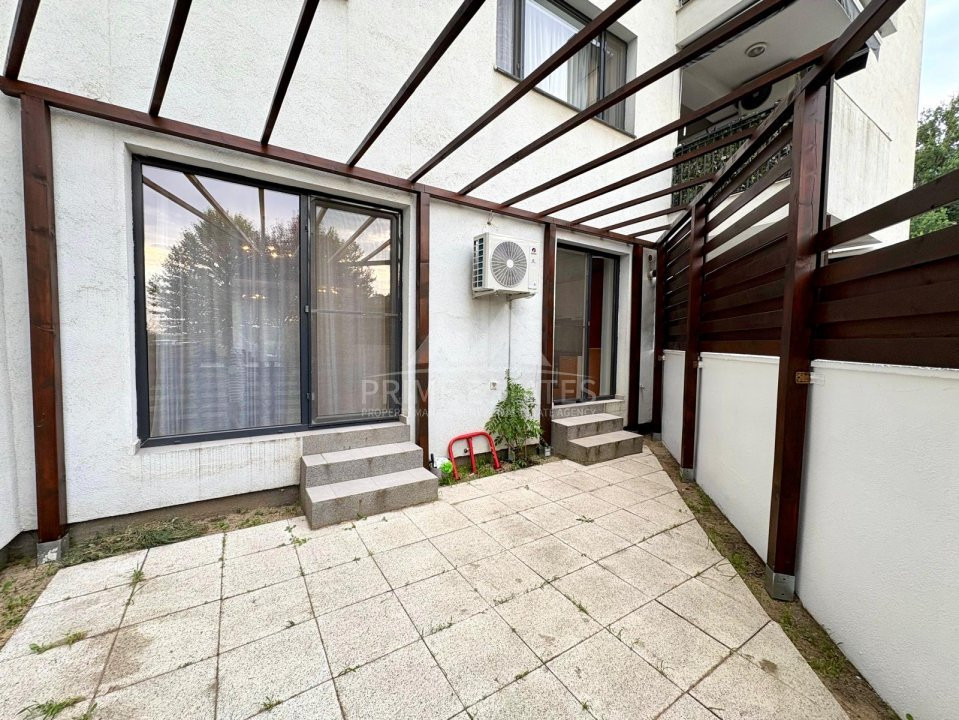 De închiriat 2 camere cu 30 mp de gradina, vedere padure, Greenfield