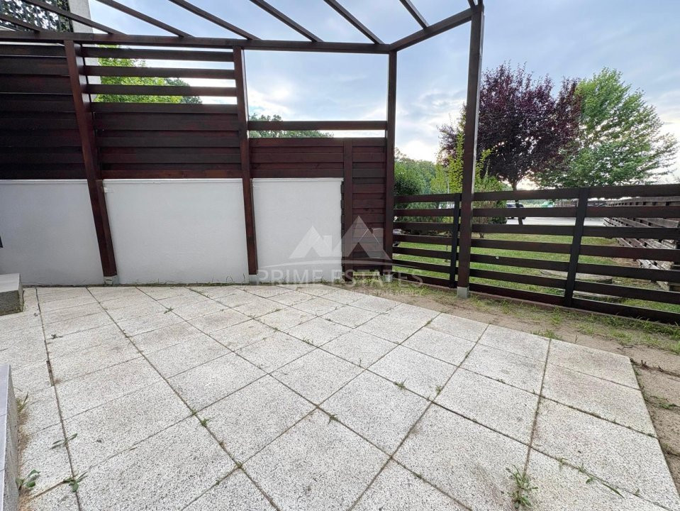 De închiriat 2 camere cu 30 mp de gradina, vedere padure, Greenfield