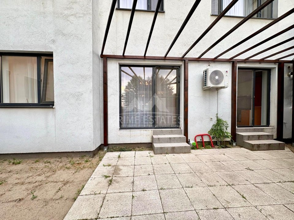 De închiriat 2 camere cu 30 mp de gradina, vedere padure, Greenfield