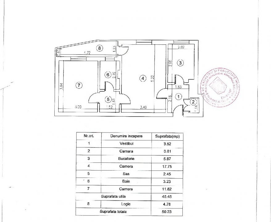 Apartament 2 camere de vanzare Stefan Cel Mare Bucur Obor