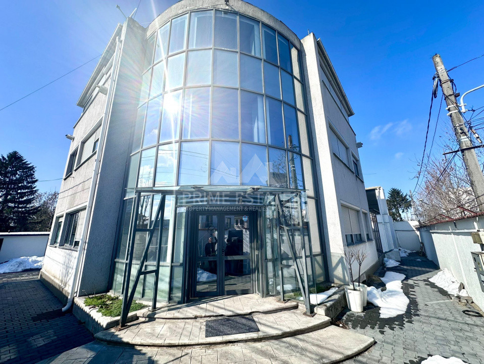 De închiriat spațiu birouri + depozit, curte și parcare-Verbinelor