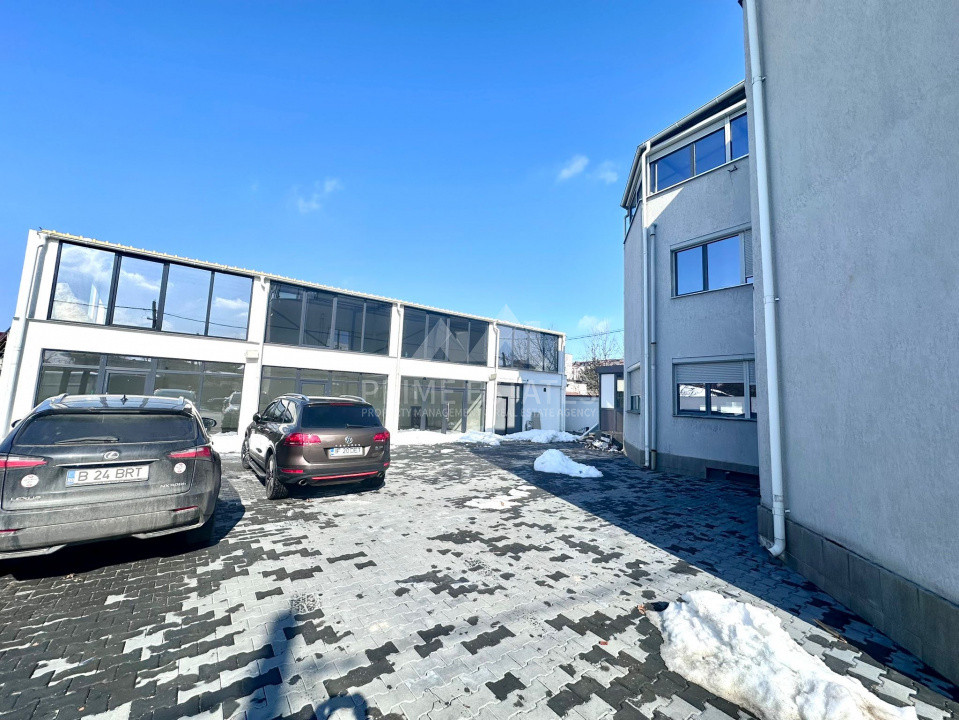 De închiriat spațiu birouri + depozit, curte și parcare-Verbinelor
