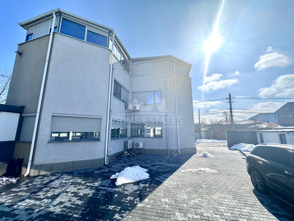 De închiriat spațiu birouri + depozit, curte și parcare-Verbinelor