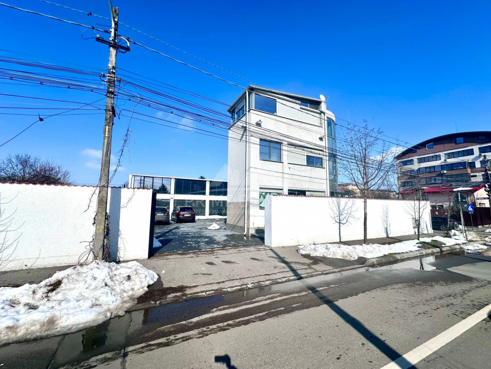 De închiriat spațiu birouri + depozit, curte și parcare-Verbinelor