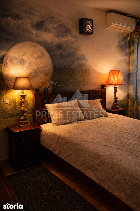 2 camere in vila de inchiriat cu gradina