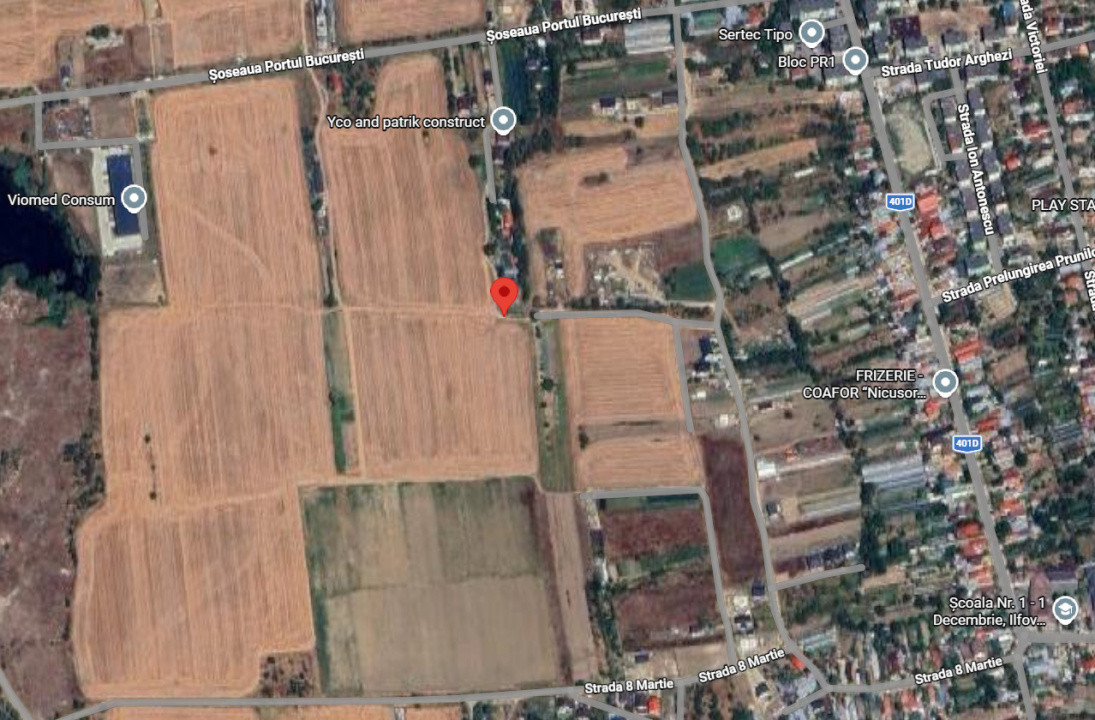 Vanzare teren intravilan 4000 mp 1 Decembrie Ilfov