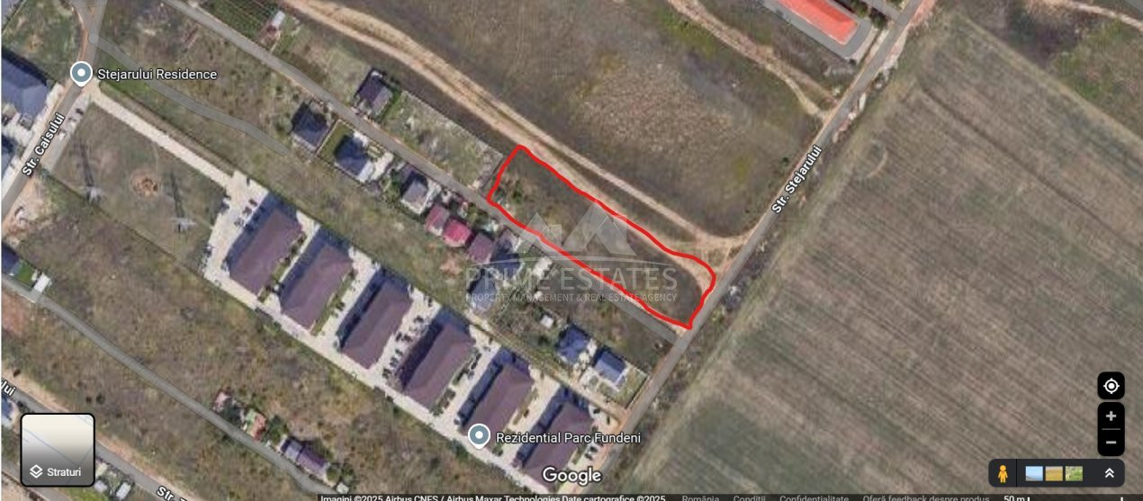 Teren intravilan 3000 mp de inchiriat Fundeni Dobroesti 