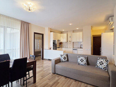 Apartament unic 2 camere cu 2 bai, vedere catre Scoala Americana 