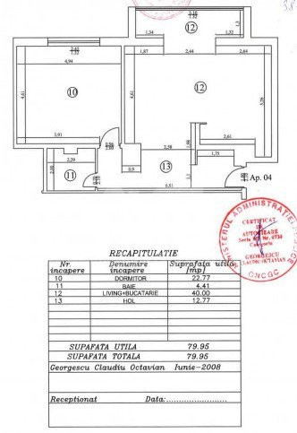 De vanzare apartament 2 camere, 80 mp, locuit/birouri- Baneasa 