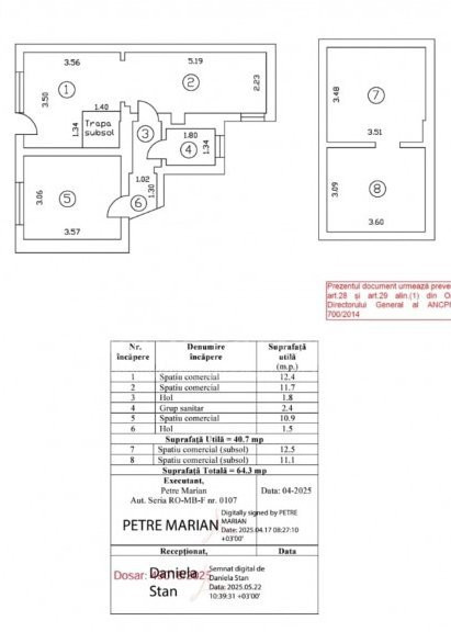 De vânzare spațiu comercial, 64 mp si vitrina dubla, inchiria - Calea Dorobanți 