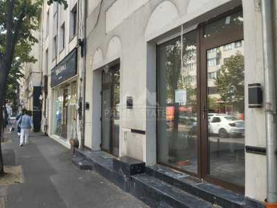 Commercial space for sale, 64 sqm and double showcase, rent - Calea Dorobanti