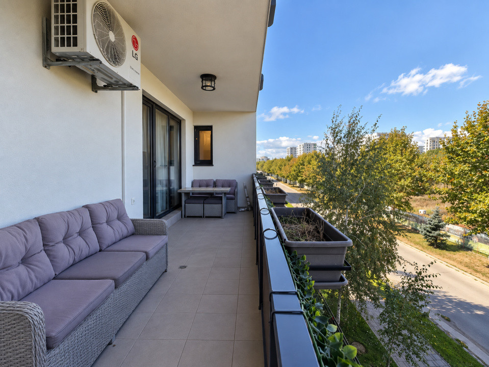 De inchiriat 4 camere | Terasă - 2 Parcări | Greenfield Baneasa