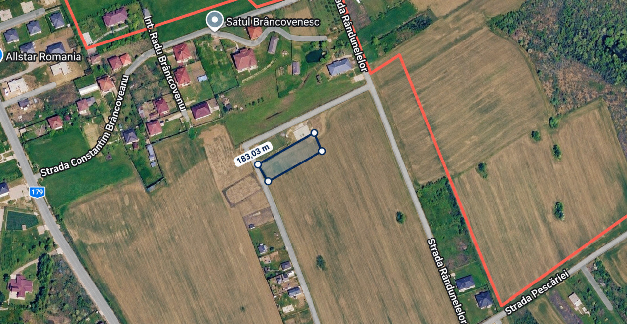 De Vanzare Teren intravilan 1.581 mp | Bălteni–Periș 