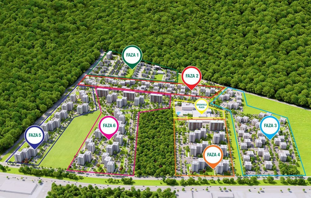 De vanzare Garsoniera cu gradina in Greenfield Baneasa