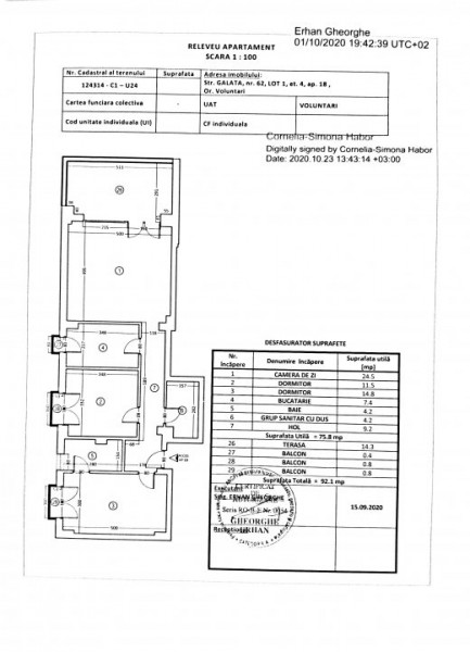 Commission 0 - Direct Developer - 3 spacious rooms Endora Residence - Voluntari
